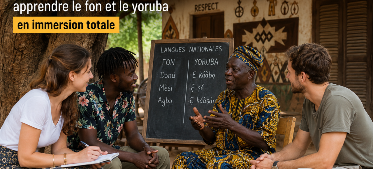 Apprentissage de langues locales lors d'un séjour linguistique au Bénin