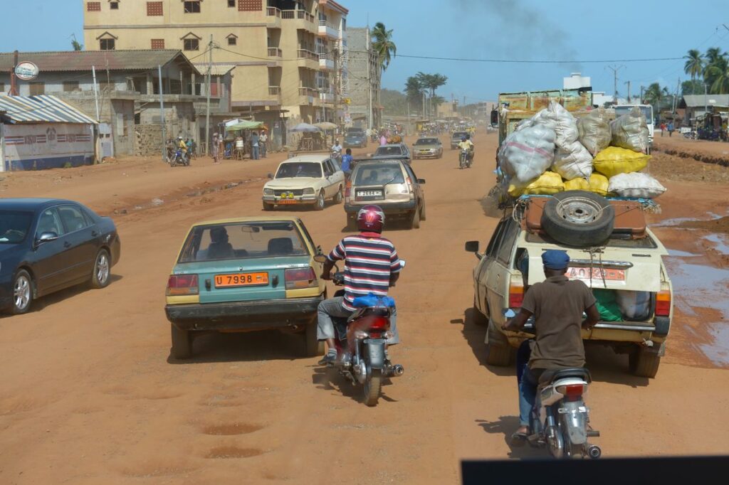 Le taxi-route est un moyen de transport au Bénin idéal pour les longues distances